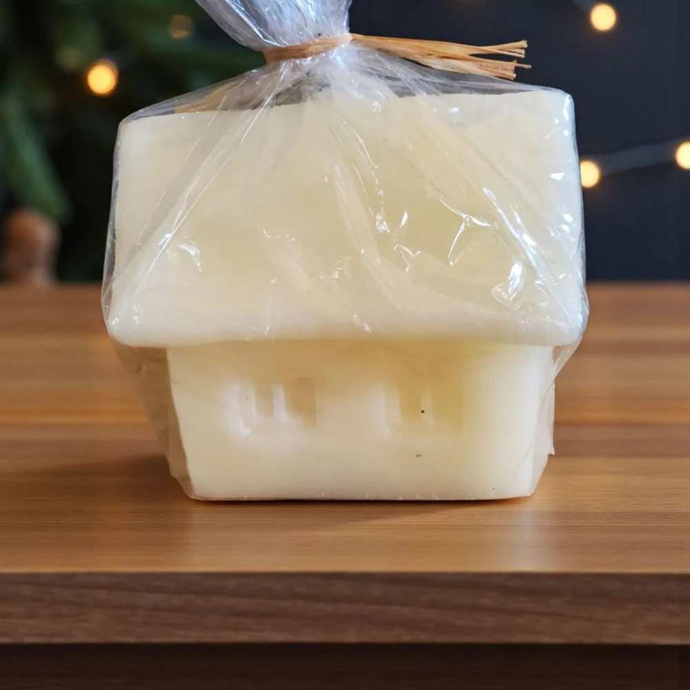 Pottery Barn Small House‎ Pillar Candle 5